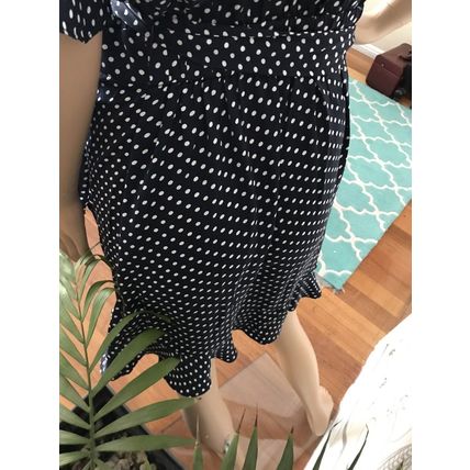 Milk and honey polka dot dress women size 8