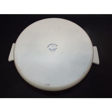 Aluminite Frugier Porcelaine De Paris France #2 Soup Sauce Tureen Lid Ivy Vine