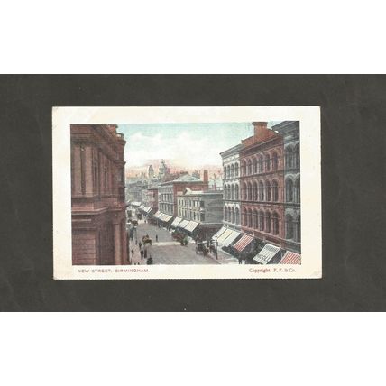 Postcard Birmingham New Street