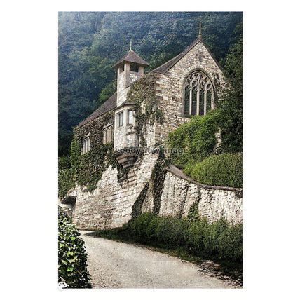 ptc7126 - Derbys'- Early view beautiful St. John's Church, Matlock - print 6x4