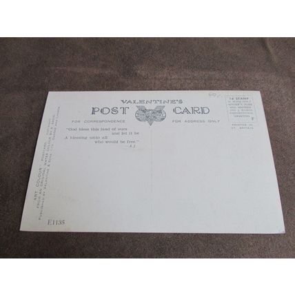 Valentines Postcard, Melrose Abbey Roxburghshire - Artist R. Eadie / E1135
