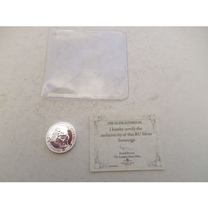 GIBRALTAR - 2019 - WORLDS FIRST FULL - SILVER SOVEREIGN