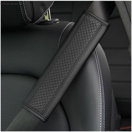 Safety Shoulder Strap Cover Universal UK 2pcs Leather Car Seat Belt Cover Pad