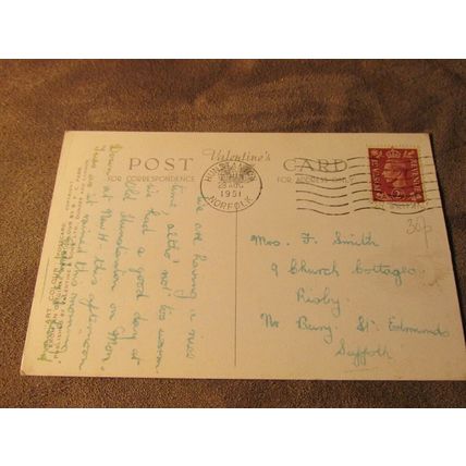 Valentines Postcard - Promenade Hunstanton Norfolk - Artist BFC Parr A1448
