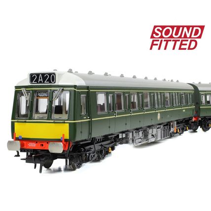 Bachmann 35-503SF Class 117 3-Car DMU BR Green DCC Sound Fitted - NEW
