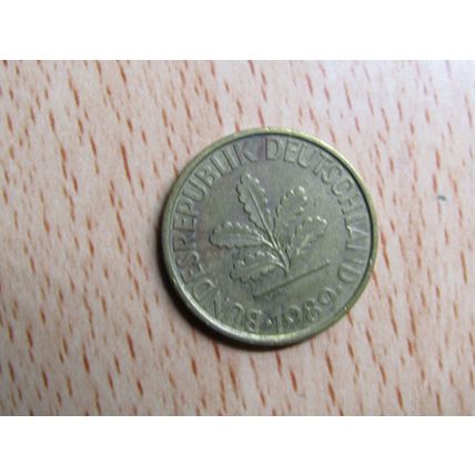 1989f 10 Pfennig Germany Coin