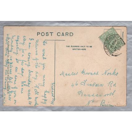 Haddon Hall - Bakewell - Postally Used - Bakewell 16th August 1902 - Postmark