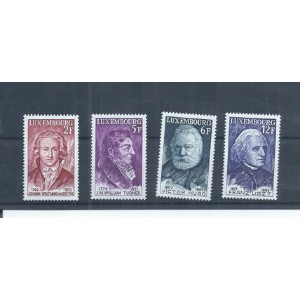 Luxembourg stamps. 1977 Luxembourg Culture - Famous Visitors MH (AK066)