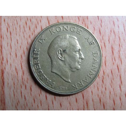 Denmark 1957 1 Krone Coin