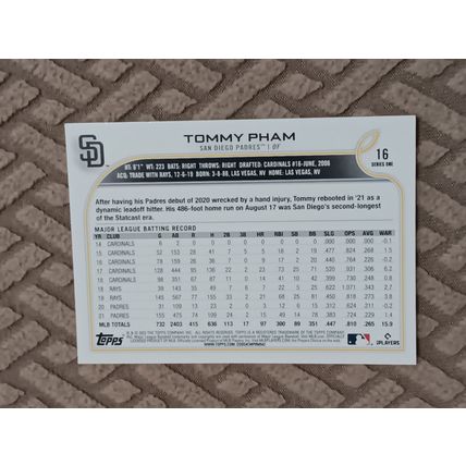 2022 Topps Tommy Pham
