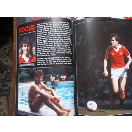 3 FOOTBALL PROGRAMMMES MANCHESTER UNITED REVIEW 1981-82 BIRMINGHAM NOTTS COUNTY