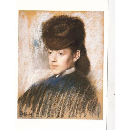Edgar Degas Mile Malo Postcard unused VGC