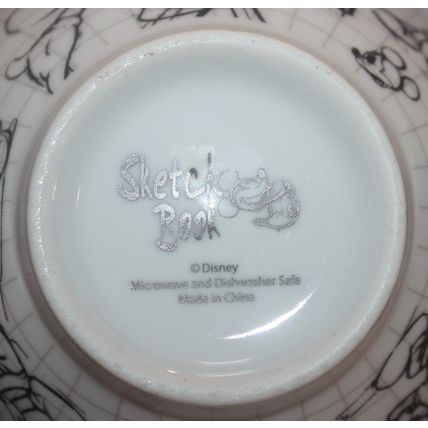 Disney's Sketch Book Mickey Mouse Mug and Bowl