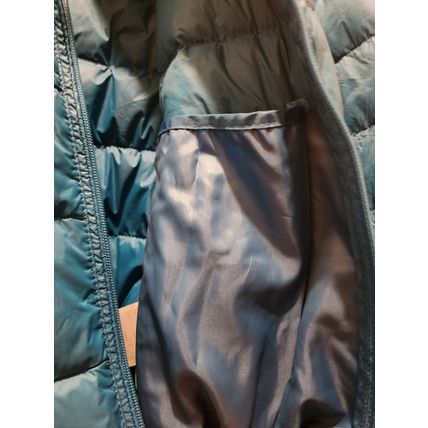 NEW, Women’s Blue Hooded Lightweight Down Jacket (S)