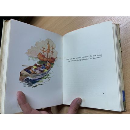 VINTAGE DANIEL DEFOE THE ADVENTURES OF ROBINSON CRUSOE ILLUSTRATED BOOK (P4) AA