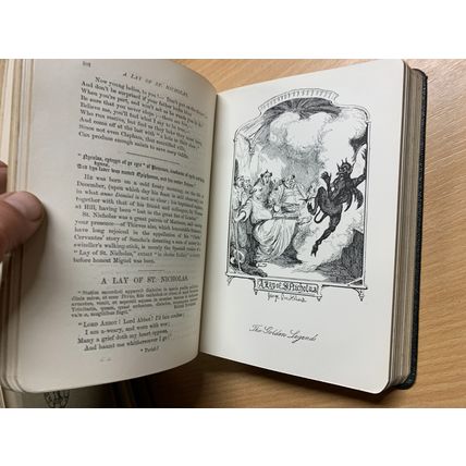 1840 1ST ED "THE INGOLDSBY LEGENDS" RICHARD BARHAM ILLUSTRATED ANTIQUE BOOK (P5)