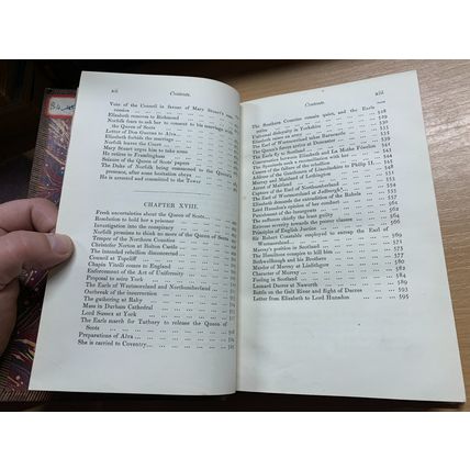 RARE* 1870 "HISTORY OF ENGLAND" FROUDE VOLUME 9 ANTIQUE BOOK (P6)