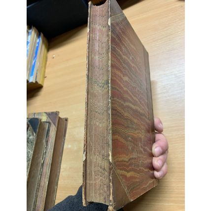 RARE* c1800s "THE WORKS OF OLIVER GOLDSMITH" VICAR WAKEFIELD ANTIQUE BOOK (P6)