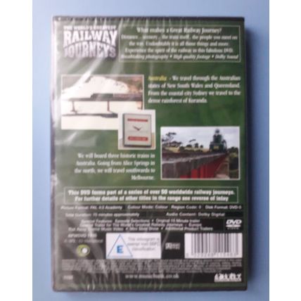 The World's Greatest Railway Journeys DVD - AUSTRALIA (2005, Musicbank Ltd.)