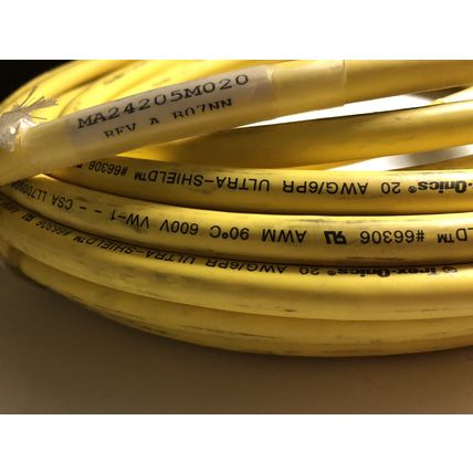 NEW Trex-Onics MA24205M020 ROBOTIC MACHINE CABLE ASSEMBLY TPC,66306,LL700906,EW