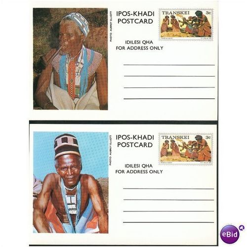 Transkei x10 Postcards 1976 Traditional Dress (Male)