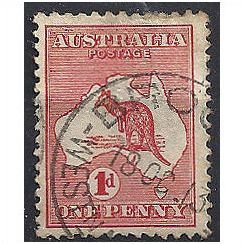 Australia 1913 SG2 1d Red Fine Used. .
