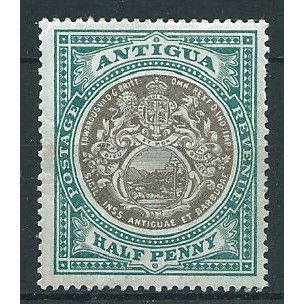 Antigua 1903 SG31 1/2d Grey-Black & Grey Green Mounted Mint . ..