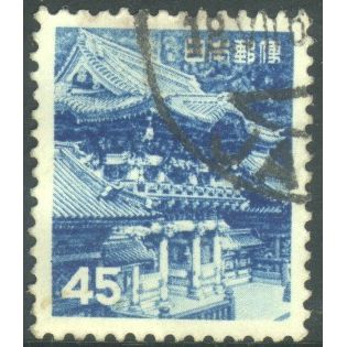 Japan 1952 - SG665 - 45y blue - Yomei Gate, Tosho Shrine, Nikko - used