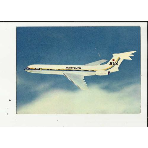 Aviation BRITISH UNITED VC10 Postcard by Dixon (T 6920)