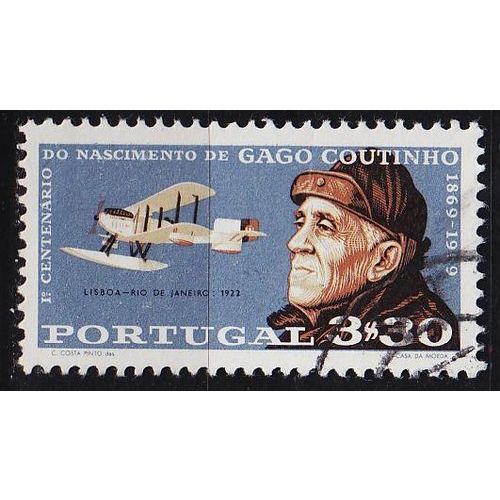 PORTUGAL [1969] MiNr 1086 ( O/used ) Flugzeug