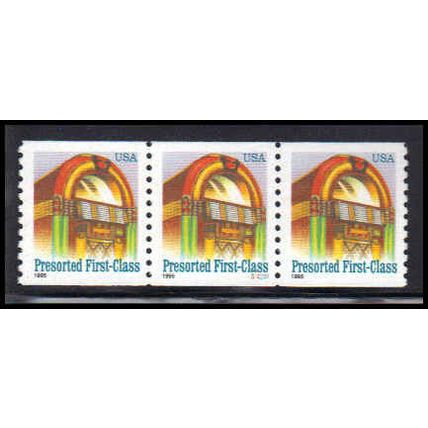 2912 25c Juke Box Very Fine MNH PNC S22222/3 PA3442