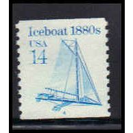 2134 14c Iceboat Fine MNH Dry Gum CNS 4 PA5938