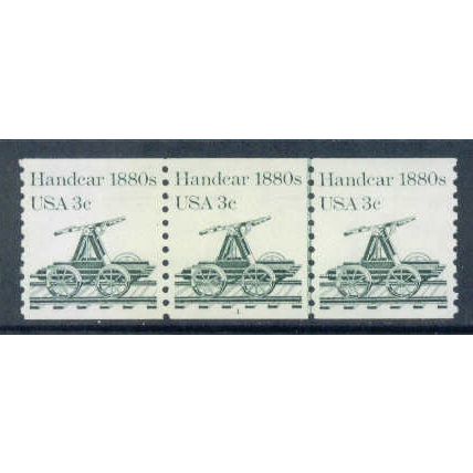 1898 3c Handcar Very Fine MNH Dry Gum PNC 1/3 W0474