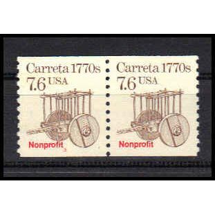 2255 7.6c Carreta Very Fine MNH Dry Gum CNP Left 3 PA0927