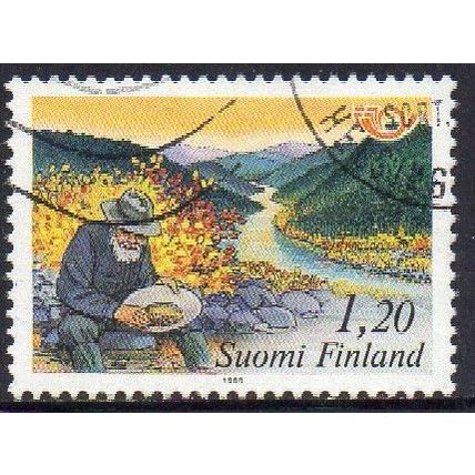 Finland 1983 Northern Tourism - Panning for Gold 1,20Mk Used