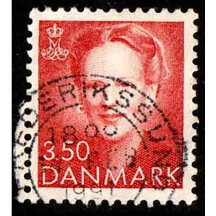 Denmark 1990 Queen Margrethe II 3.50 Kr Used Stamp