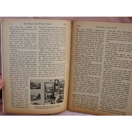 Woman Digest May 1943 Ferrill Publishing Paper Back Grandma Moses