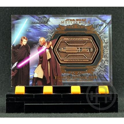 Topps Star Wars Masterwork 2015 – Medallion – Mace's Lightsaber 042/129