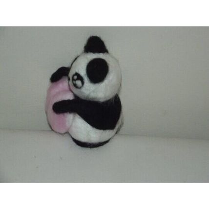 Hand Crafted Anime Panda needle felt 15cm's brand new