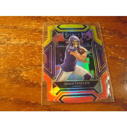 2021 Panini Select, 4-Die Cut Prizms, Red/Silver/Yellow, TRASK/HARRIS ++