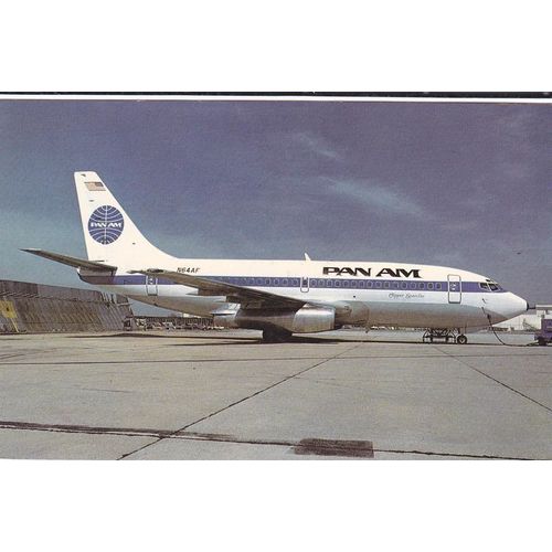 Pan Am Pan American World Airways Boeing B737 222 Aircraft Postcard (A24998)