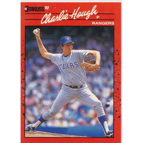 1990 Donruss Baseball 411 Charlie Hough