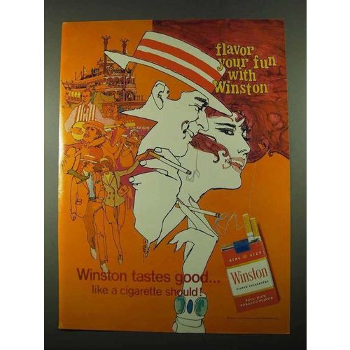 1969 Winston Cigarettes Ad - Flavor Your Fun