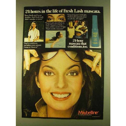 1980 Maybelline Fresh Lash Mascara Ad - 24 Hours Life