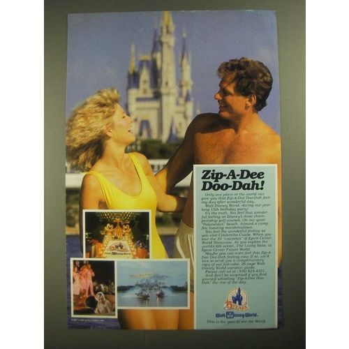 1987 Walt Disney World Ad - Zip-A-Dee Doo-Dah