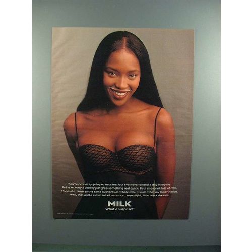 1995 Milk Ad w/ Naomi Campbel