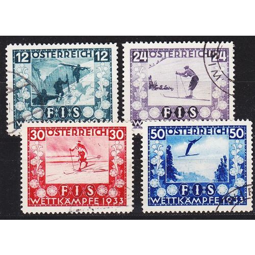 ÖSTERREICH AUSTRIA [1933] MiNr 0551-54 ( O/used )