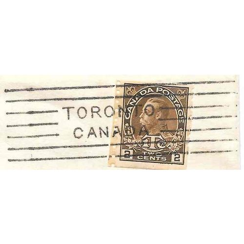 Canada Admiral #MR7 War Tax Coil Toronto Illustrated, House of Assembly cancel