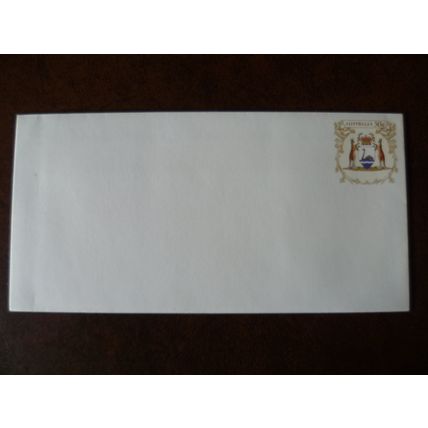 1983 Australia pre-printed stamp envelope 074 Western Australia arms stationery