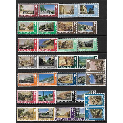 1971 SG 255/286 - MLH (*) - pairs